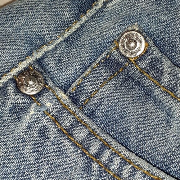 Acne Her Cut Denim Jean Shorts 31" Size Medium - Picture 6 of 7